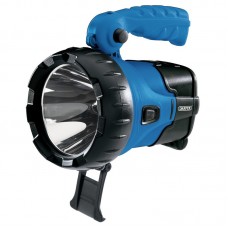 Blue 65985 Draper Rechargeable Lightweight Spotlight Torch 